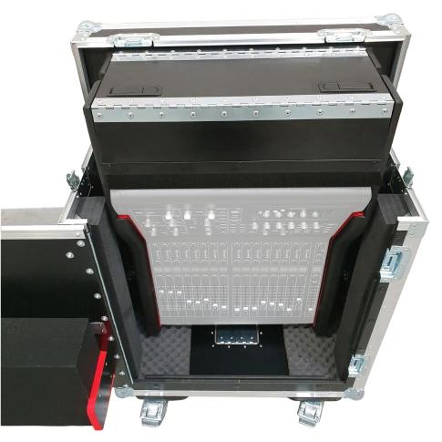 M32R MIDASハードケース ProX XS-MIDM32RDHW Case with Doghouse and Wheels for Midas