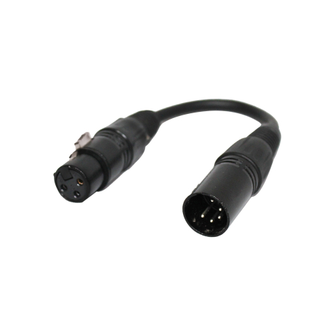 ProX 6 Male DMX 5-pin to Female DMX 3-pin Cable [XC-DMX5M3F]