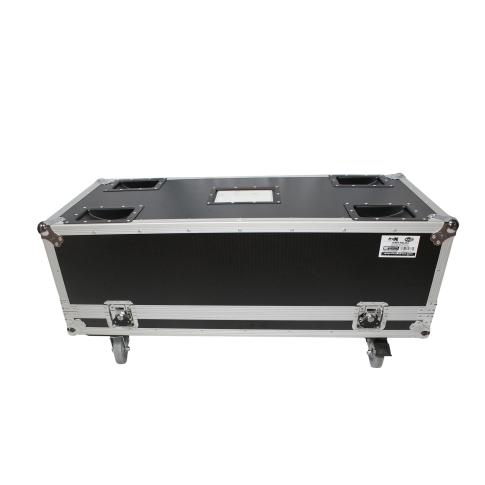 ProX X-RCF-NXL24A Column Array Flight Case with 4 inch Wheels - Fits (2) RCF NX L24-A Speakers