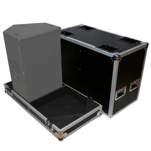 ProX X-RCF-TT25-AX2W II High Definition Two-Way Speaker Flight Case with 4 inch Wheels [X-RCF-TT25-AX2W]