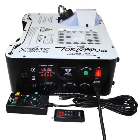 Xstatic X-Tornado LED RGBA Professional Stage Smoke Effect Machine