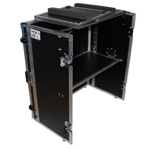 ProX XS-DJSTN Fold Away DJ Performance Desk Facade with Wheels