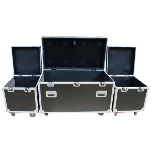 ProX XS-UTL3PKG Heavy Duty ATA Utility Flight Case Trio with 1x Large and 2x Smaller Cases