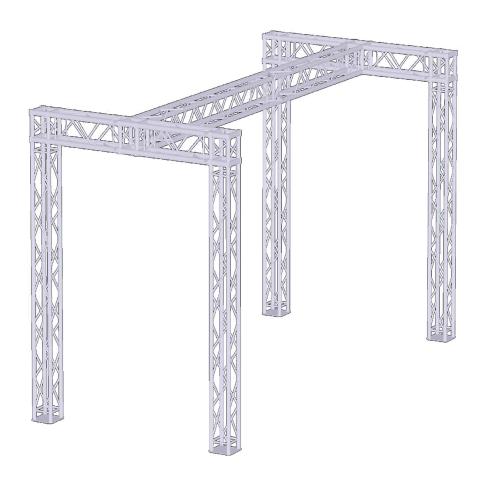 ProX XTP-E1020-2 Exhibition Module Stand Truss Package
