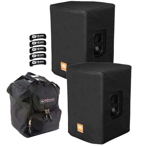 (2) JBL Bags PRX415M-CVR Deluxe Padded PRX415M Speaker Covers Bundle