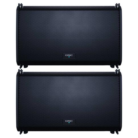 QSC LA112 12" Two-Way Active Line Array Loudspeaker 2-Pack