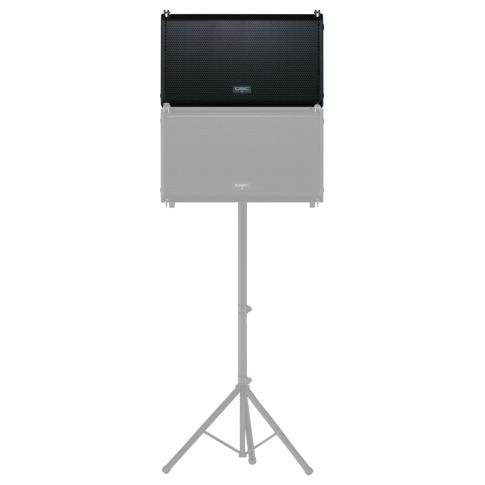 QSC LA112 12" Two-Way Active Line Array Loudspeaker Stand Front