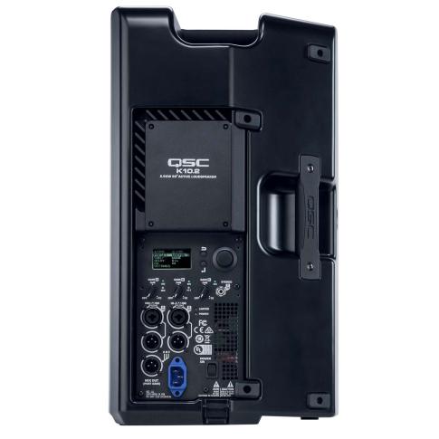 QSC K10.2 K2 Series 10" Two-Way 2000W Powered Loudspeaker Back View
