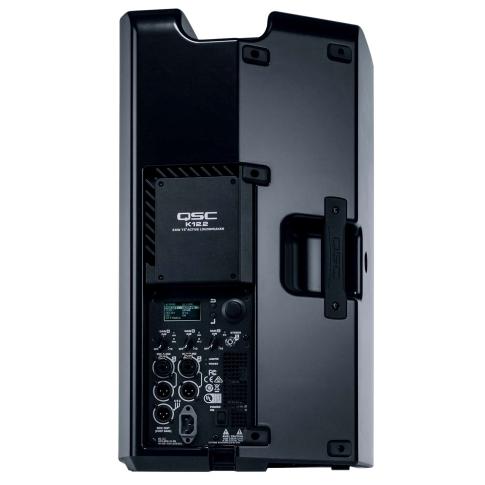 QSC K12.2 K2 Series 12" Two-Way 2000W Powered Loudspeaker Back View