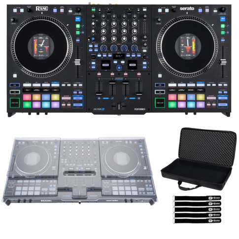 Rane PERFORMER 4-Channel DJ Controller with Case & Cover Package