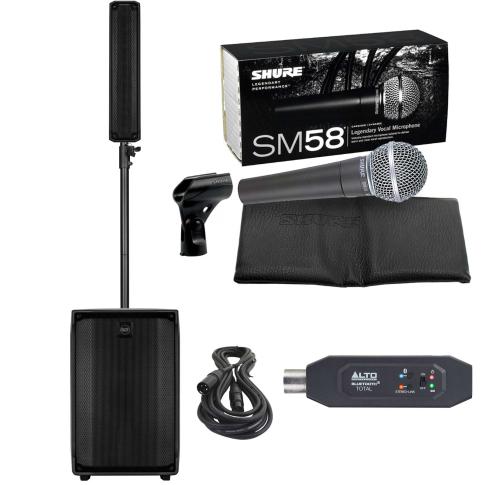 RCF-Evox-J8-Portable-Array-with-Bluetooth-Audio-Receiver-&-Microphone