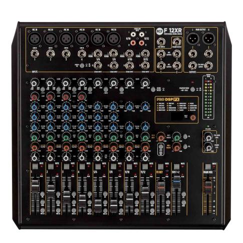 RCF F12-XR 12 Channel Mixer with Multi-FX and Recording