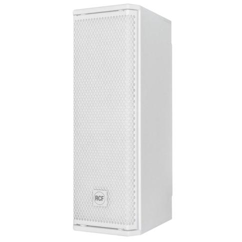 RCF NXL 14-A W Dual 6" 2-Way Point Source Column Speaker - White Angle 1