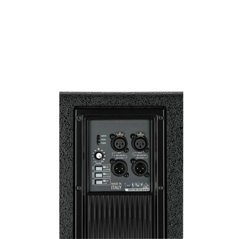 RCF SUB 702-AS II 12” Active Subwoofer I/O Panel