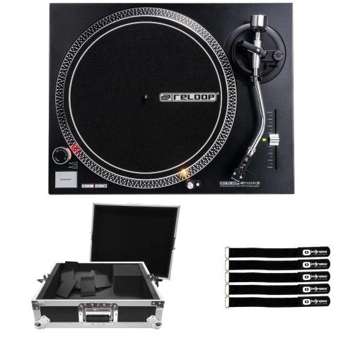 Reloop AMS-RP-2000-USB-MK2 Direct Drive USB Turntable with Road Case