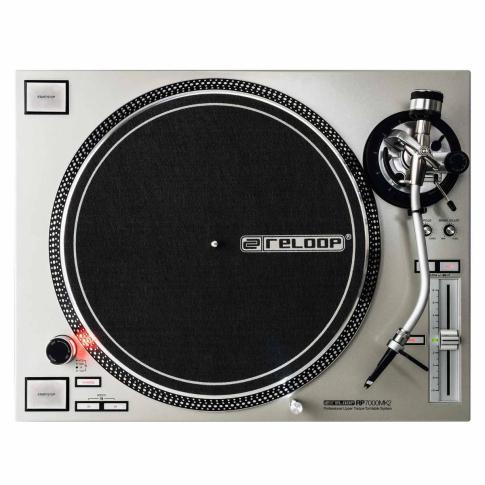 Reloop AMS-RP-7000-MK2-SLV Upper Torque Turntable | IDJNOW