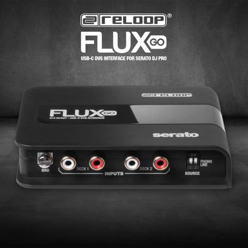 Reloop Flux Go Pocket-Sized 2-Channel USB-C Audio Interface