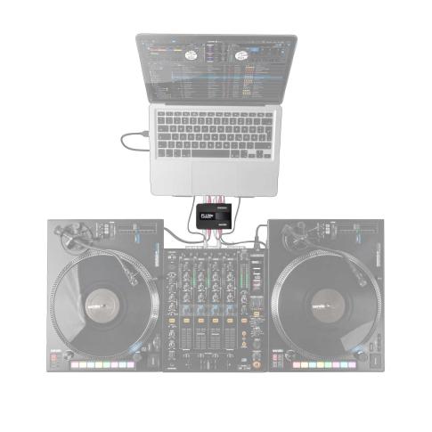 Reloop Flux Go Pocket-Sized 2-Channel USB-C Audio Interface