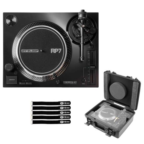 Reloop RP-7 Professional 7" DJ Turntable System with Case Package