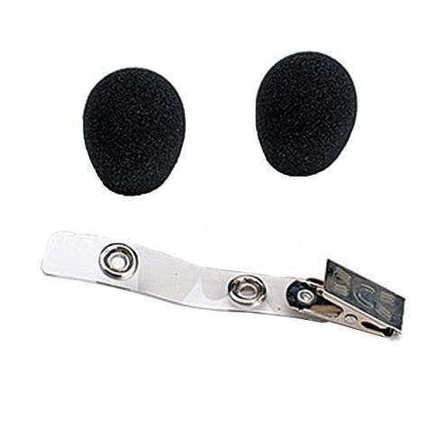 Shure RK318WS Headset Microphone Windscreen and Clothing Clip