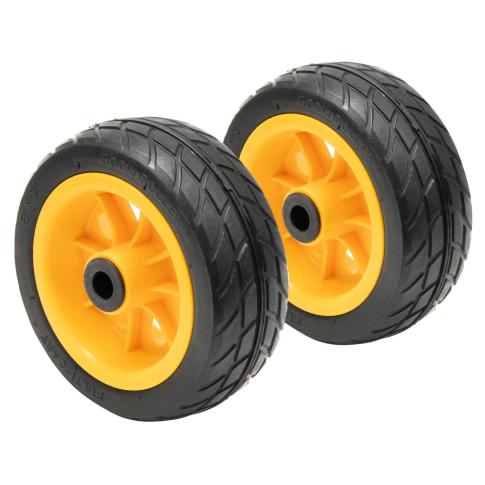 Rock N Roller RWHLS8X3 R-Trac Caster Wheels 8" x 3" No-Flat (2-Pack)