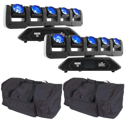Chauvet Pro Rogue R1 FX-B LED Yoke Effect Beam Light Duo Package