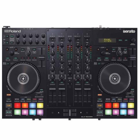 Roland DJ-707M 4-Channel 4-Deck Serato DJ Pro Controller