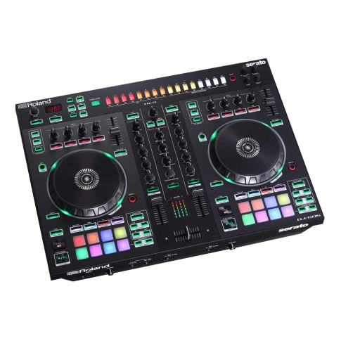 Roland DJ-505 DJ Controller Left Angle View