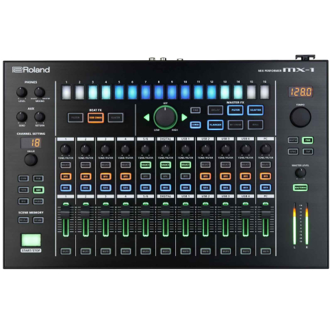 Roland AIRA MX-1 Mix Performer with Carry Case and Decksaver Cover