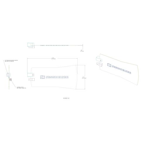 SENNHEISER ゼンハイザー A 1031-U UHFアンテナ 無指向性 SENNHEISER ゼンハイザー A1031-UHF ◇ 無指向性パッシブアンテナ A