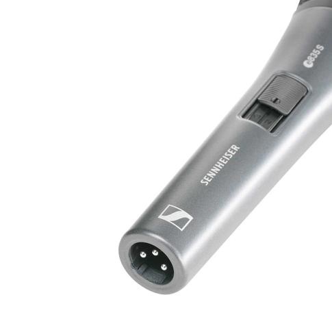 Sennheiser E-835-S Handheld Microphone Side