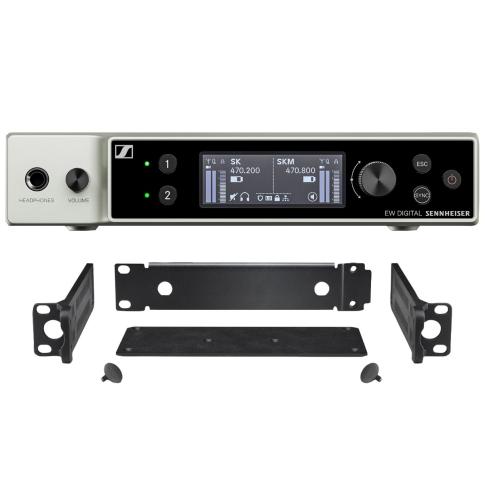Sennheiser EW-DX-EM-2-DANTER1-9 Digital 2-Channel Half Rack Receiver with DANTE R1-9