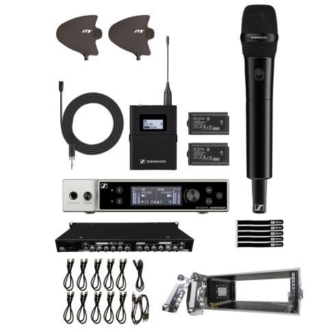 Sennheiser EW-DX MKE 2 / 835-S Set R1-9 Combo Set 2-Pack with Antennas