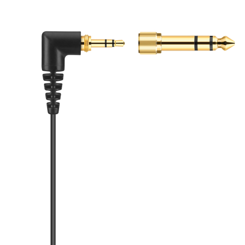 Sennheiser HD 25 Plus Closed Back On-Ear Monitoring Headphones Adapter