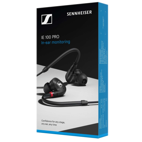 Sennheiser IE 100 PRO BLACK Monitoring Headphones | IDJNOW