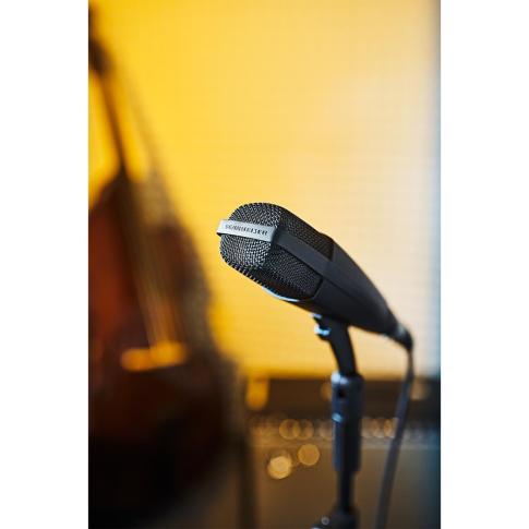 Sennheiser MD421-II Cardioid Dynamic Microphone Mood Shot 2