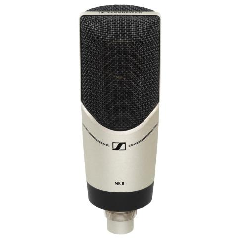 Sennheiser MK8 Large-Diaphragm Vocal Recording Microphone Front