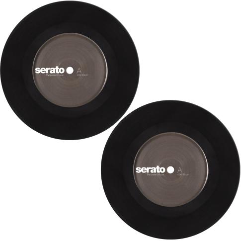 Serato 7" Standard Colors Control Vinyl Pressing - Black (Pair) Pair