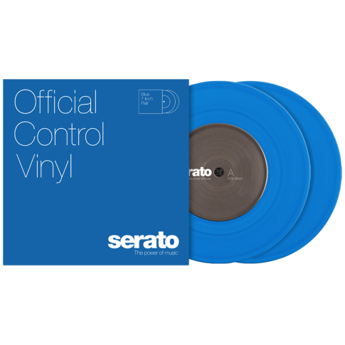 Serato 7" Standard Colors Control Vinyl Pressing - Blue (Pair)