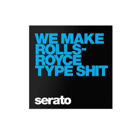 Serato SCV-PS-BLK-RR Performance Series Black 12” Control Vinyl (Pair)