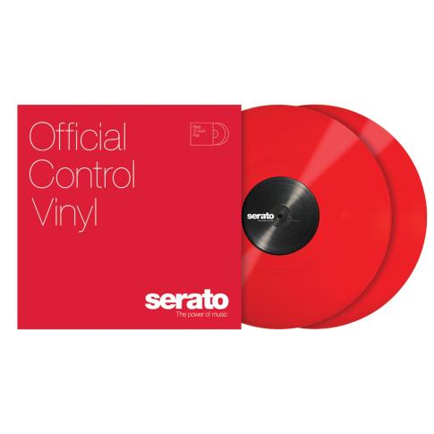 Serato SCV-PS-RED-OV Standard Colors Red 12" Control Vinyl (Pair)