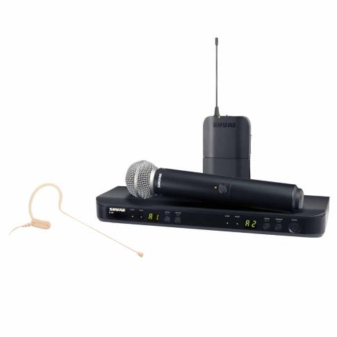 Shure BLX1288/MX153 Wireless Combo System with Handheld & Earset