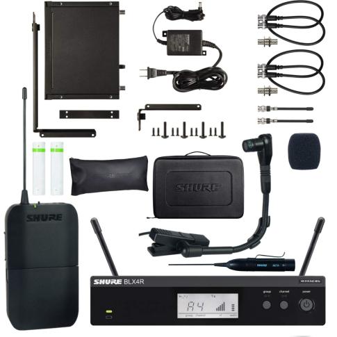 Shure BLX14R/B98 Wireless Rack-Mount System with Beta 98H/C Mic