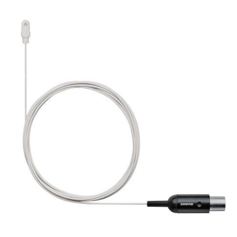 Shure DL4 DuraPlex Omnidirectional Lavalier Mic with MTQG (White)