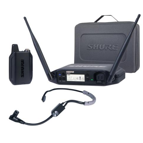 Shure GLXD14+ Dual Band Wireless Headset Microphone System w SM35 Vocal Mic Main