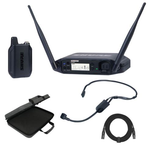 Shure GLXD14+ Digital Headset System w/PGA31 Mic with Case Package