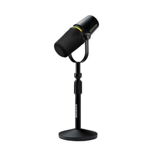 Shure MV7+-K-BNDL Microphone with Stand - Black | IDJNOW