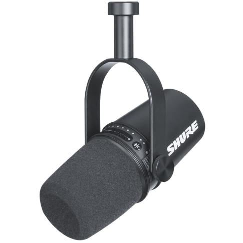 Shure MV7 Podcast Microphone in Black