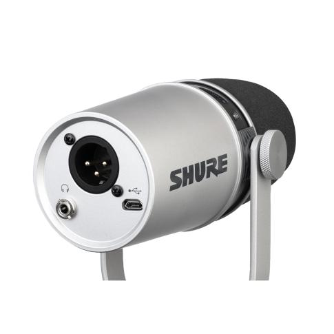 Shure MV7 Podcast Microphone in Silver | IDJNOW
