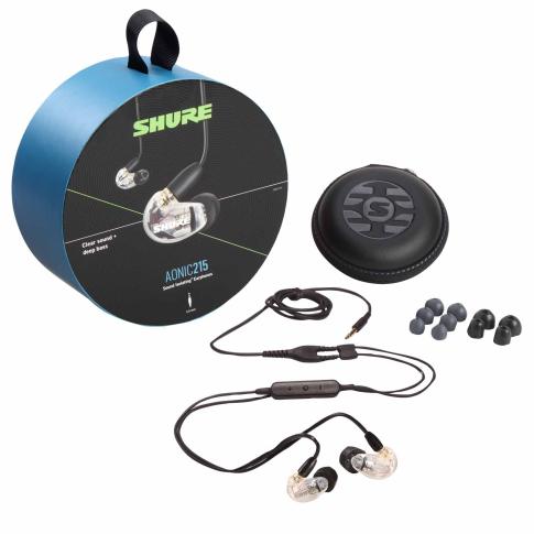 Shure SE215 Clear Sound Isolating Earphones with Remote Mic Cable